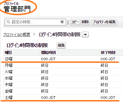 プロファイル管理ログインＩＰ