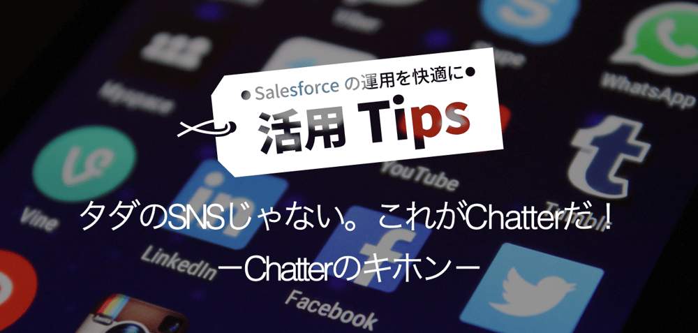 タダのSNSじゃない。これがChatterだ! -1.Chatterのキホン-