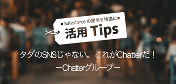 タダのSNSじゃない。これがChatterだ! -3.Chatterグループ-