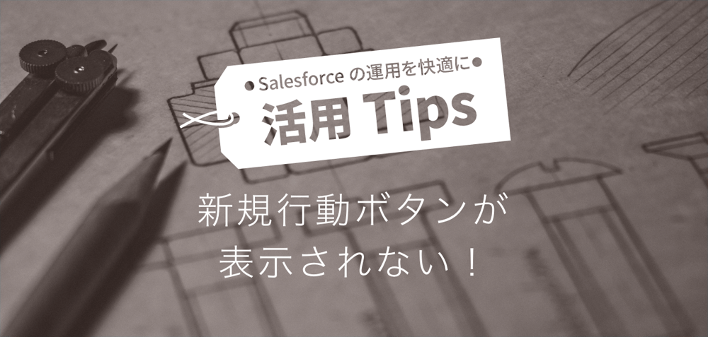 レコードタイプを追加したら 新規行動ボタンが表示されない!